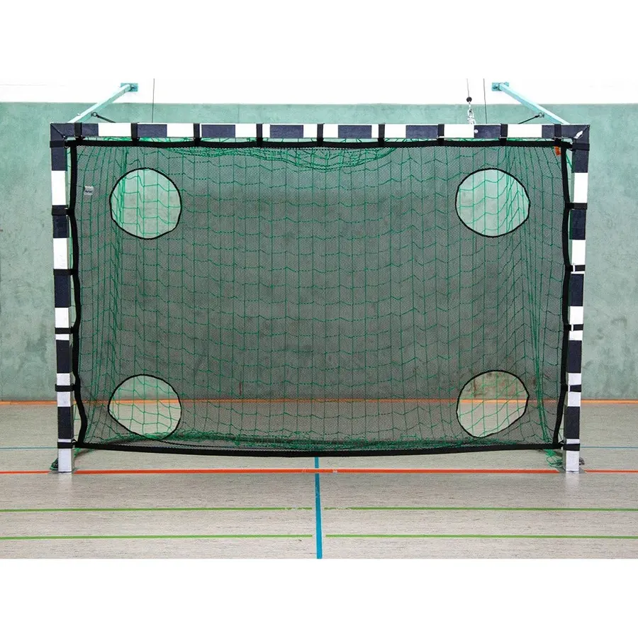 Målvägg till handbollsmål | fotbollsmål Målduk med hål | 3x2 m | 5 mannamål 