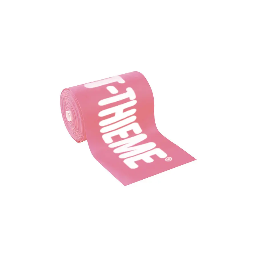 Physio-Band med klips ( Farger = Rosa = middels    // Lengde = 5,5 m x 15 cm ) 