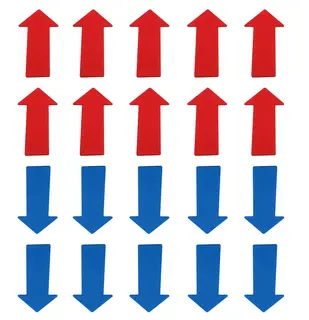 Gulvmarkering | Piler Sett med 20 merker
