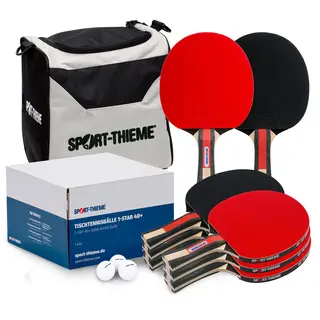 Bordtennisset Competiton ITTF 8 rack | 144 vita bollar |  bag