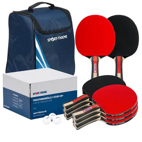 Bordtennisset Competiton ITTF 8 rack | 144 vita bollar |  bag