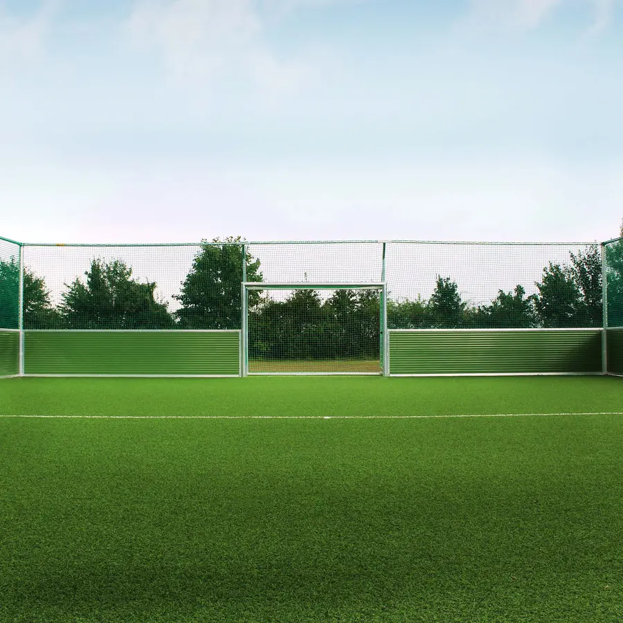 Multiarena Arena Pro 10 × 7 m Robust plan med integrerade mål 