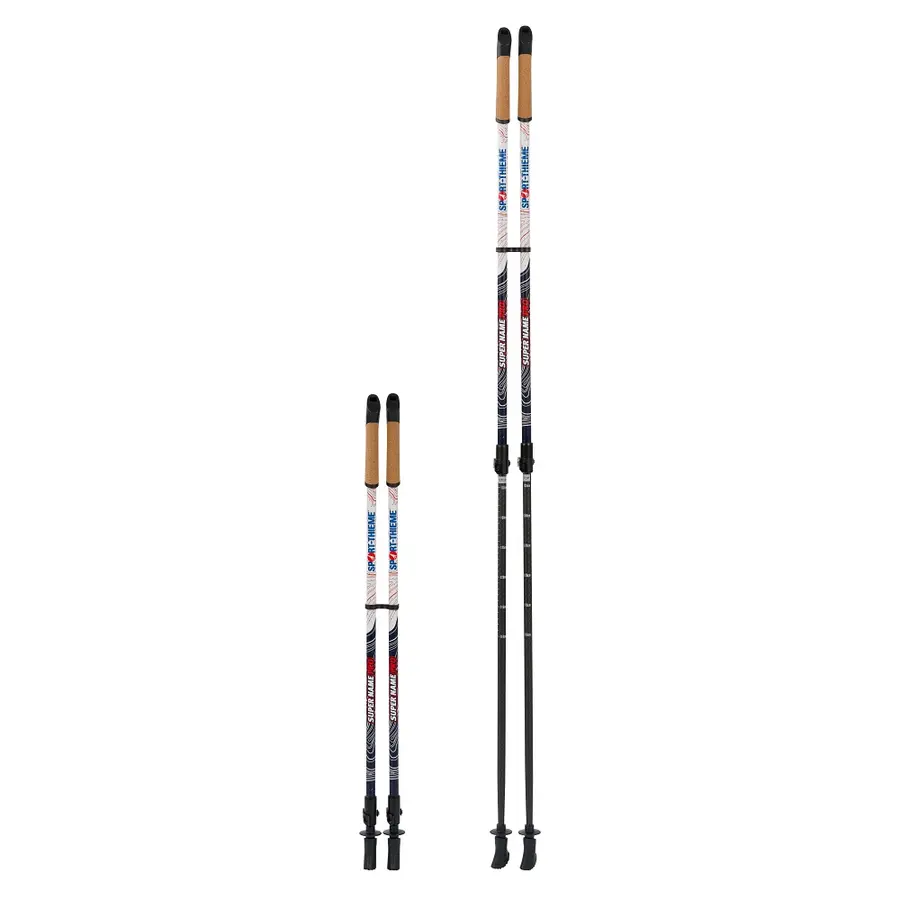 Gåstavar Sport-Thieme Lock Up Pro Justerbar längd 100-135 cm 