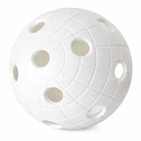 Innebandyboll | Vit | 72 mm | 10 st Träning, Skola, Spel och lek