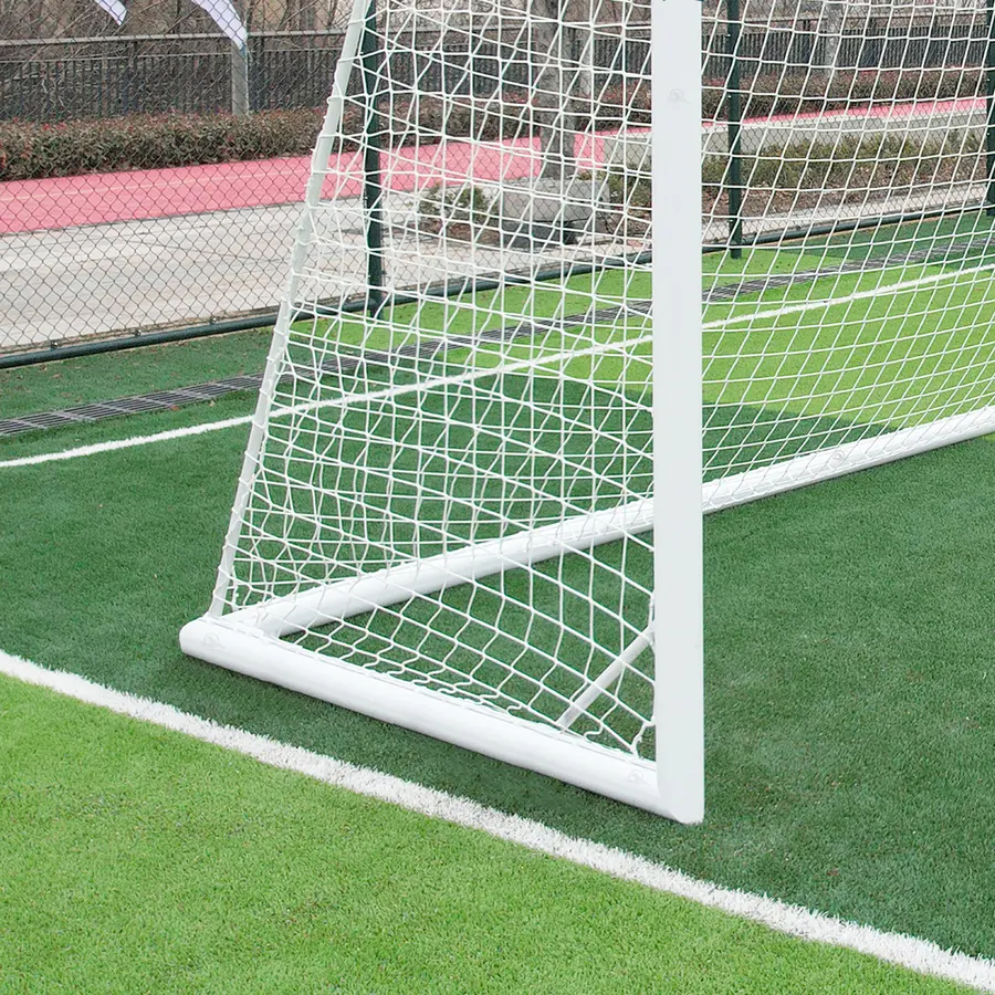 Fotbollsmål 11 manna | 7.32 x 2.44 m 11 manna mål | Vit | Oval profil 