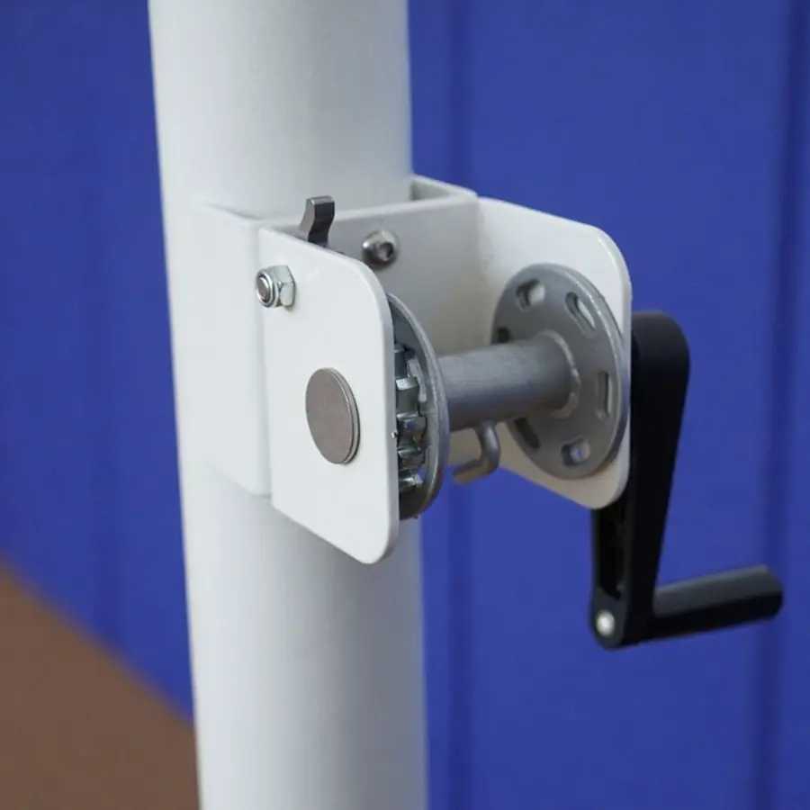 Beachvolleybollstolpar med nät Justerbar höjd 