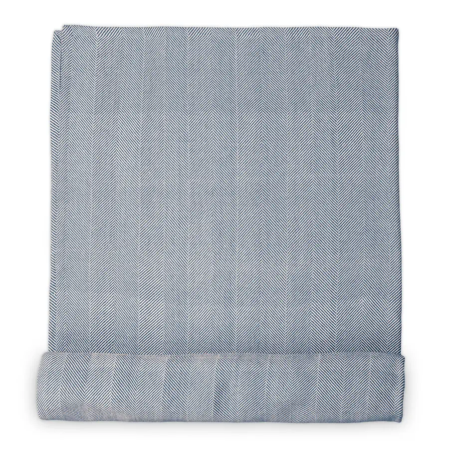 Yoga pläd Yogafilt i handvävd bomull | Blå 