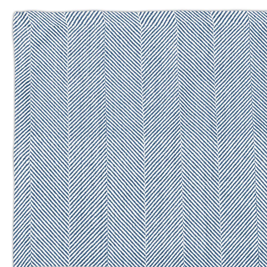 Yoga pläd Yogafilt i handvävd bomull | Blå 