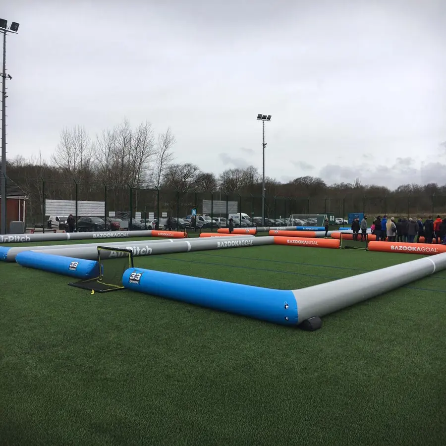 AirPitch DUAL PRO LITE  3v3 Bazooka Uppblåsbar plan 3 mot 3 