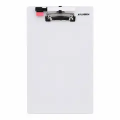Klubben Skrivplatta | 1 st. Whiteboard med klämme
