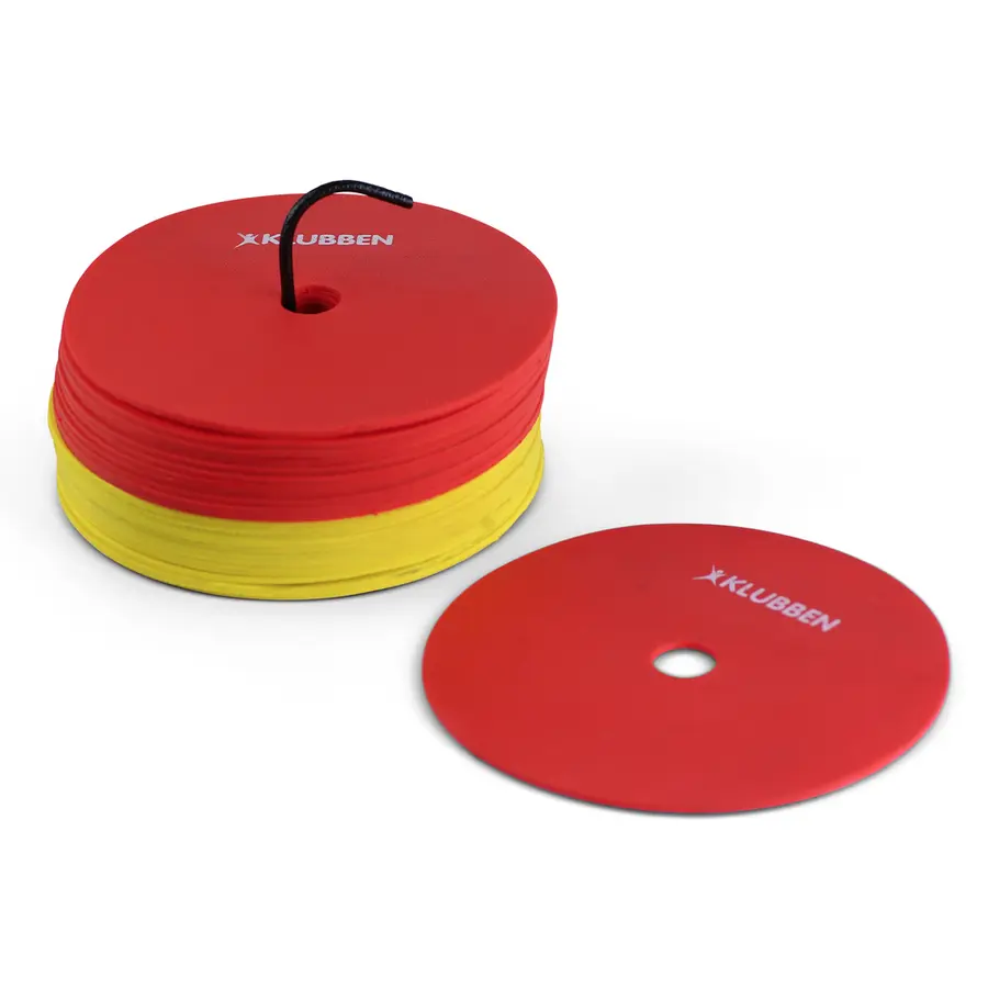 Markeringsplattor Klubben 24 st Halksäkra| Non slip | Spot Markers 15 cm 