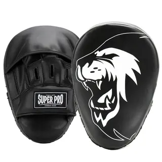 Super Pro Curved Punch Pads 2 st. svarta mitsar