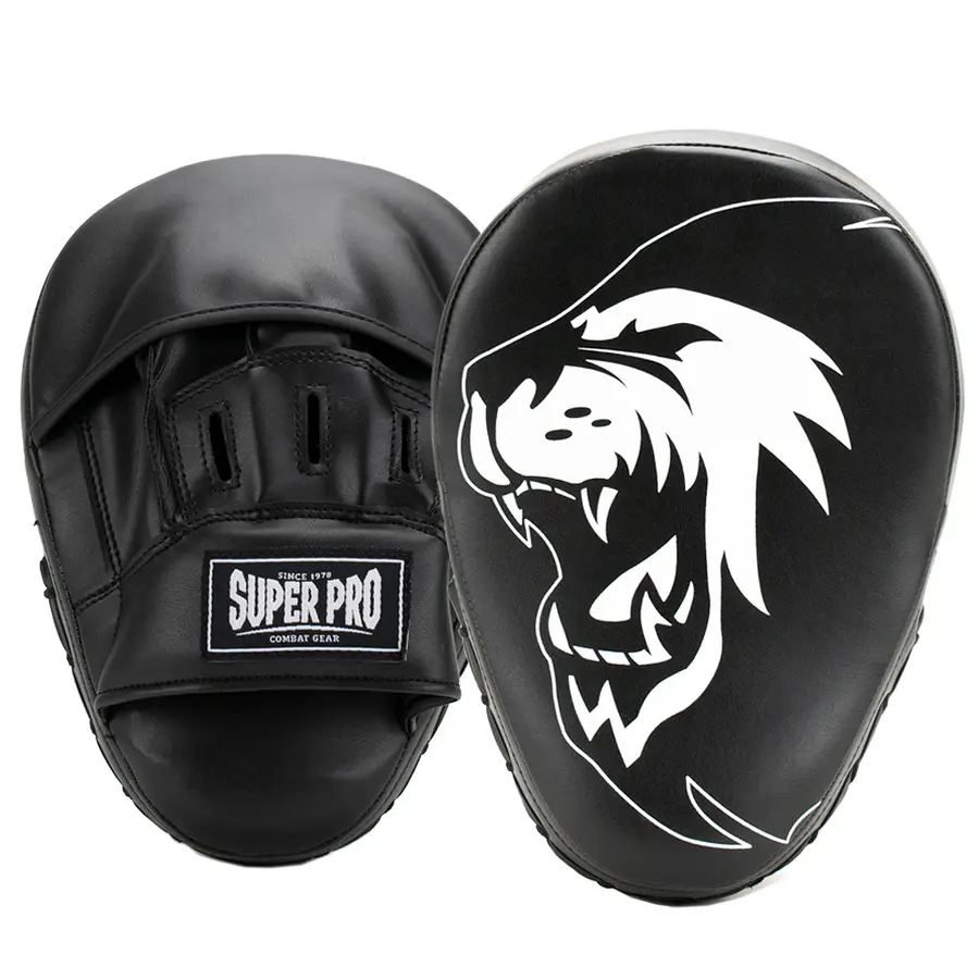 Super Pro Curved Punch Pads 2 st. svarta mitsar 