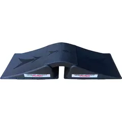 Skateramp Double Ramp Small Plastramp för skateboard och BMX