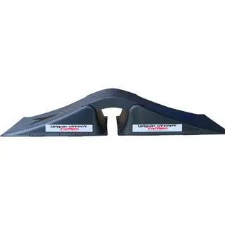 Skateramp Double Ramp Large Plastramp f&#246;r skateboard och BMX