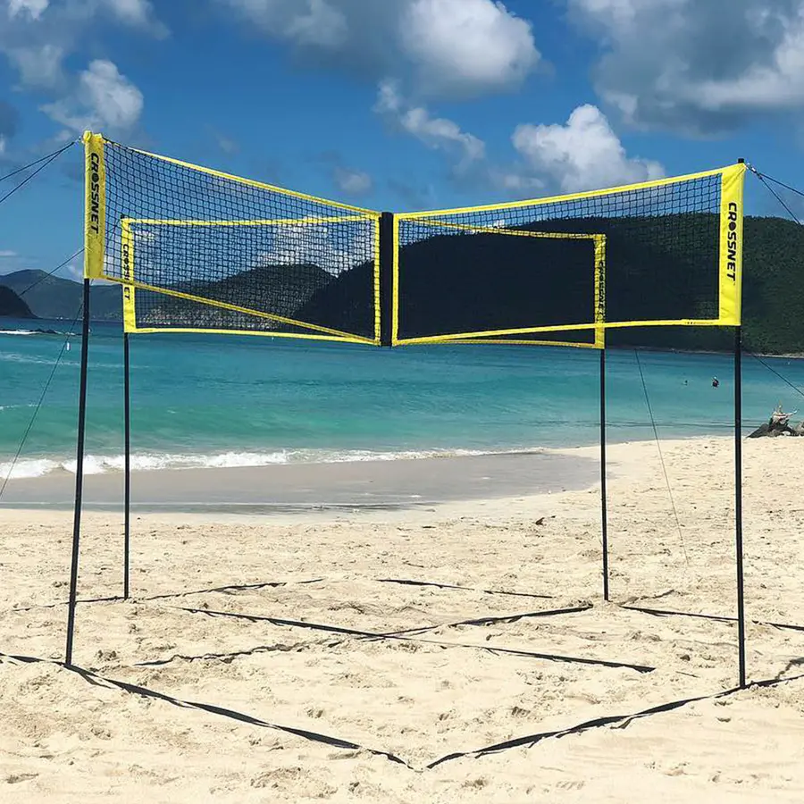 Crossnet Volleyboll Set Kryssnät | Stolpar | Planmarkering 