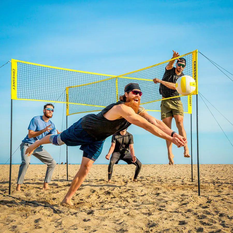 Crossnet Volleyboll Set Kryssnät | Stolpar | Planmarkering 