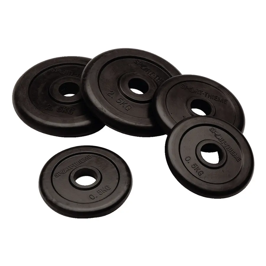 Viktskiveset 50 kg gummibeklädda vikter 4x2,5 kg - 4x5 kg - 2x10 kg 