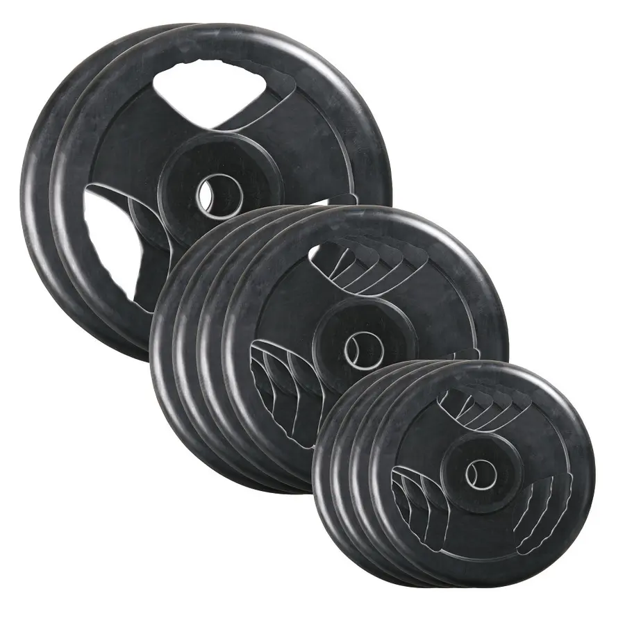 Viktskivor Gummerade 50 kg | 50mm 4x2,5 kg | 4x5 kg | 2x10 kg 