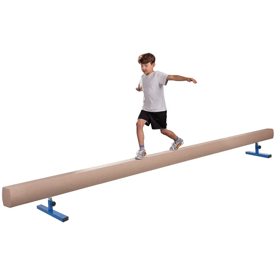 Sport-Thieme Övningsbom "Aluminium" 500 x 10 x 16 cm m | Med Fleeceöverdrag 