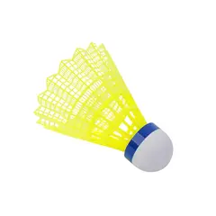 Badmintonboll FlashTwo | 6 st Bl&#229;, medium, neon gul