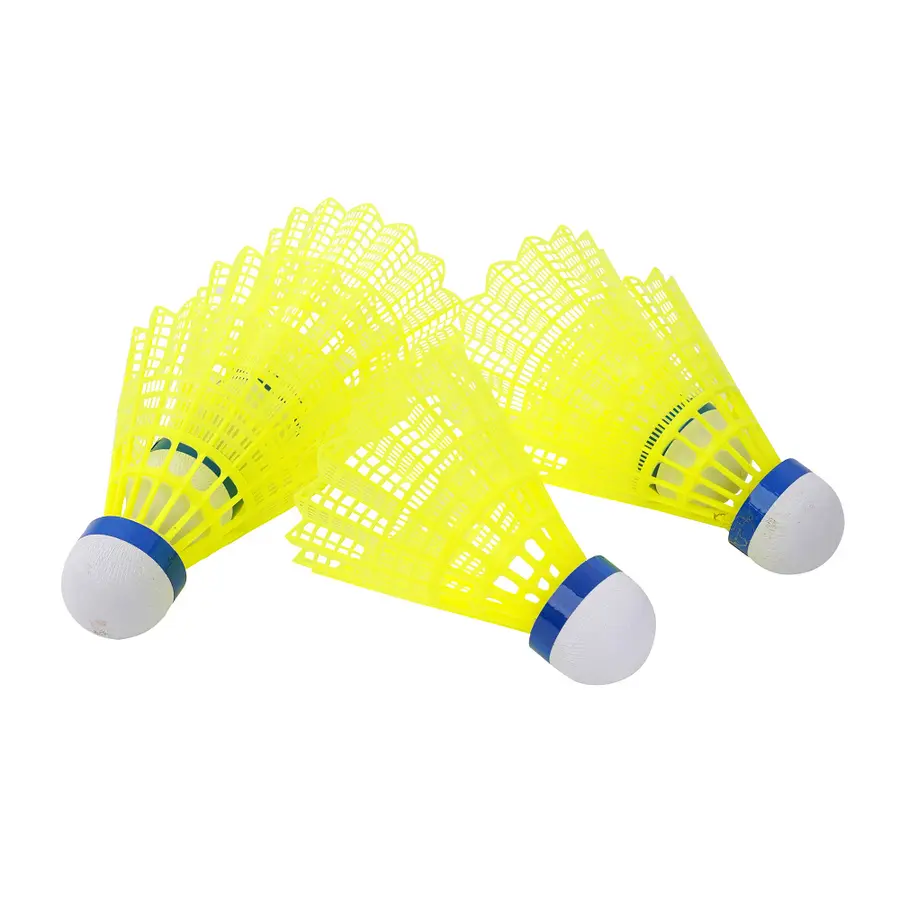 Badmintonboll FlashTwo | 6 st Blå, medium, neon gul 