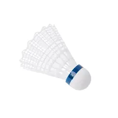 Badmintonboll 6 st. blue, medium, white