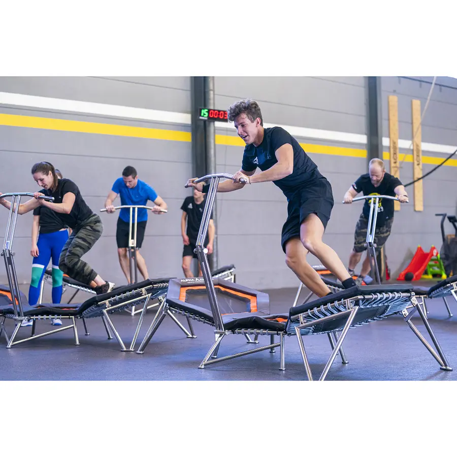 Träningsstudsmattan Alpha Champ LRT Trippel | 3 hoppytor 
