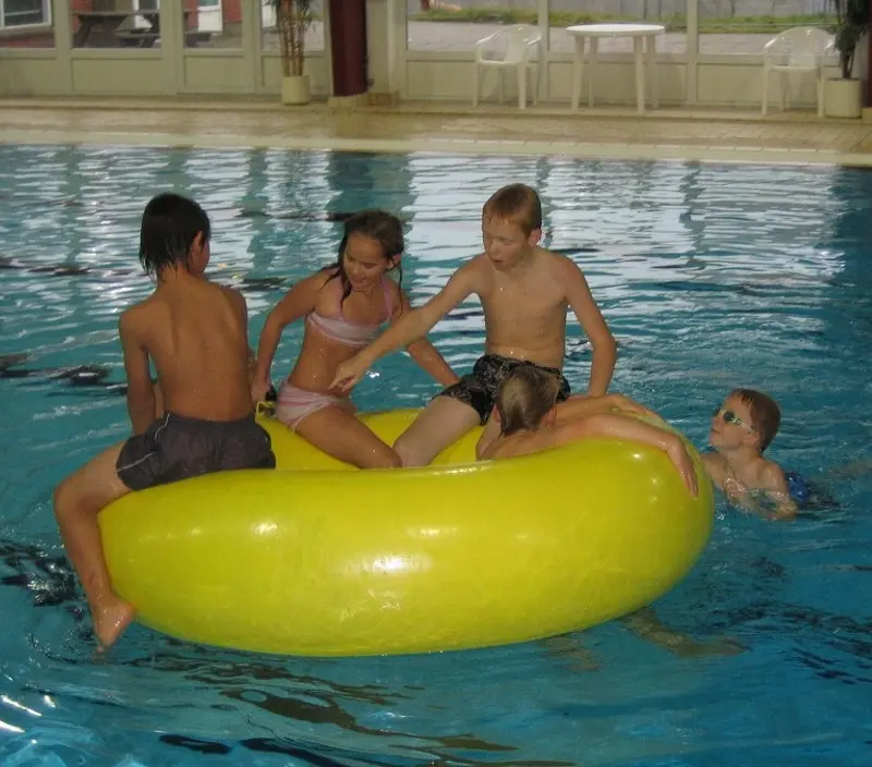 Danfloat lekring för vatten ø 80 cm Ytrre diameter 170 cm - 45 cm höjd | Röd 