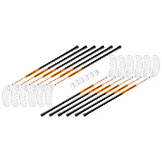 Innebandyset Unihoc Street 87 cm | 12 st Innebandyklubbor för asfalt o betong