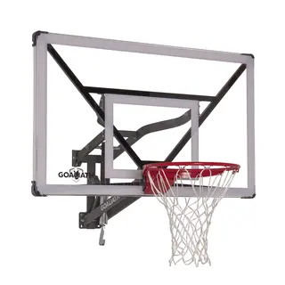 Basketbollstativ vägghängt med korg Höjdjustering | Inne och Ute