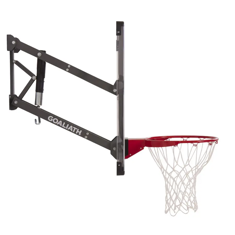 Basketbollstativ vägghängt med korg Höjdjustering | Inne och Ute 