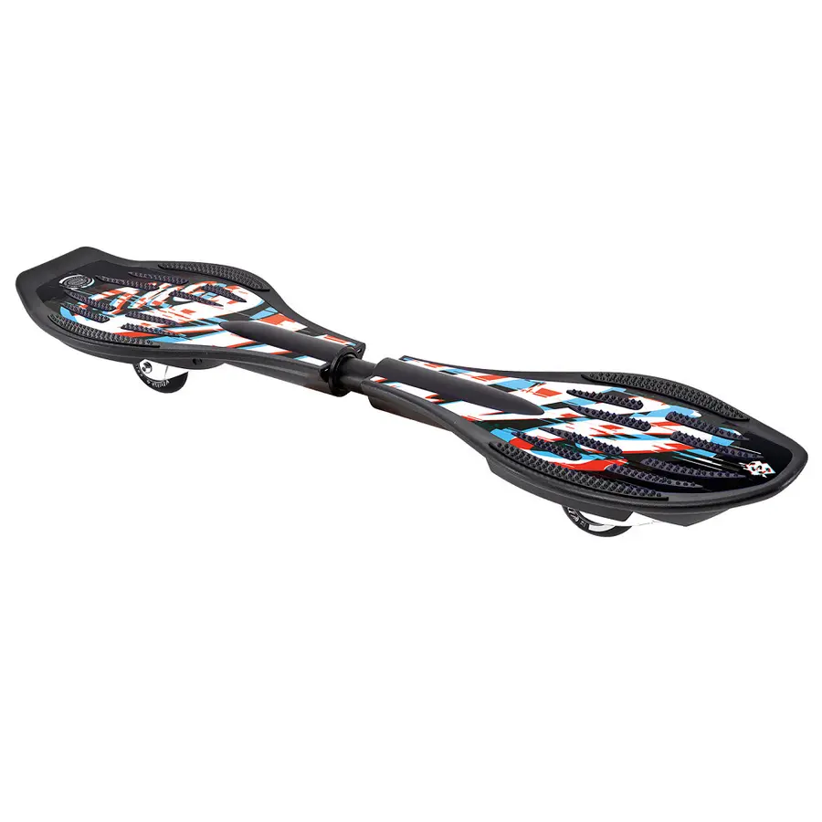 Street Surfing Black Glitch Waveboard Skateboard | Från 8 år+ 