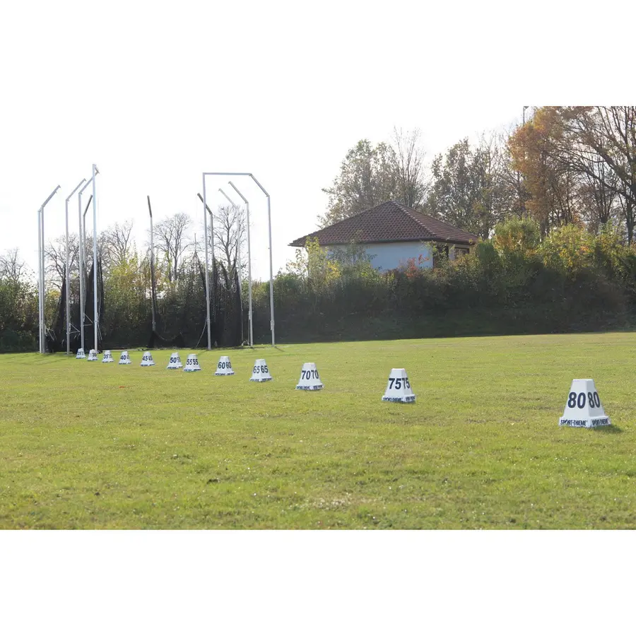 Distanskoner 25-50 m | Koner med siffror 25, 30, 35, 40, 45 och 50 m 