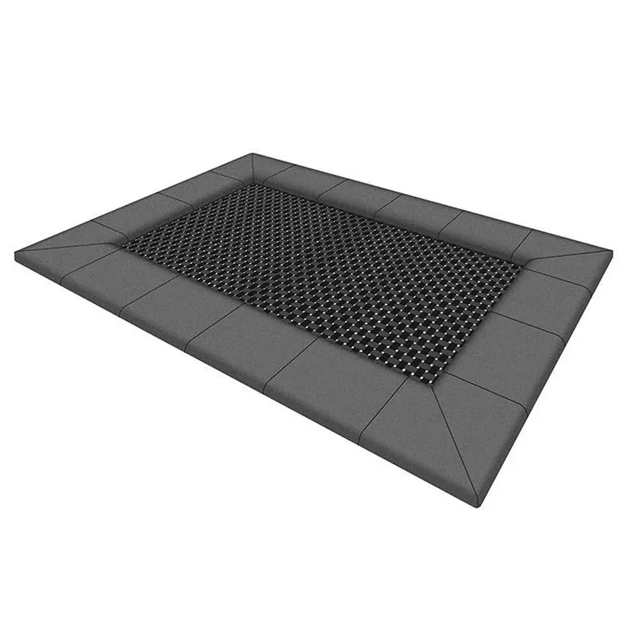 Adventure+ Markstudsmatta | Trådförstärk Marktrampolin 200x300 cm | Utan tillsyn 