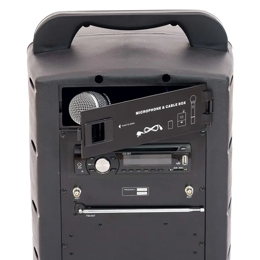 Musikanläggning Soundbox 100 w Batteri och nätdrift 