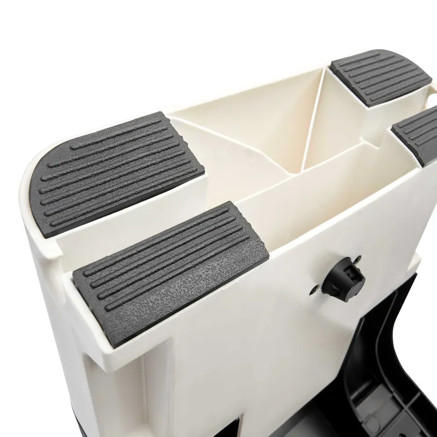 Stepbräda Reebok The Deck 2.0 Vit/Svart Uppfällbart ryggstöd | 121,5x33,7x35 cm 