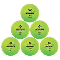 Bordtennisbollar Glow in the Dark 6 st Sj&#228;lvlysande flurocerande pingisbollar