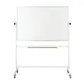 Whiteboardtavla med hjul 180x100 cm Mobil whiteboard f&#246;r idrottshallar