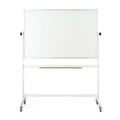 Whiteboardtavla med hjul 180x100 cm Mobil whiteboard f&#246;r idrottshallar