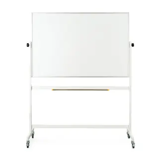 Whiteboardtavla med hjul 180x100 cm Mobil whiteboard f&#246;r idrottshallar