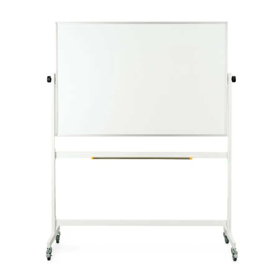 Whiteboardtavla med hjul 180x100 cm Mobil whiteboard för idrottshallar 