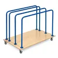 Transportvagn till mattor 124,5 x 70 x 83,7 cm