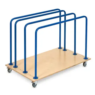 Transportvagn till mattor 124,5 x 70 x 83,7 cm