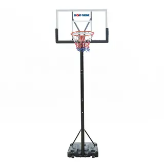 Basketst&#228;llning Miami med rund stolpe Flyttbart | H&#246;jdjustering