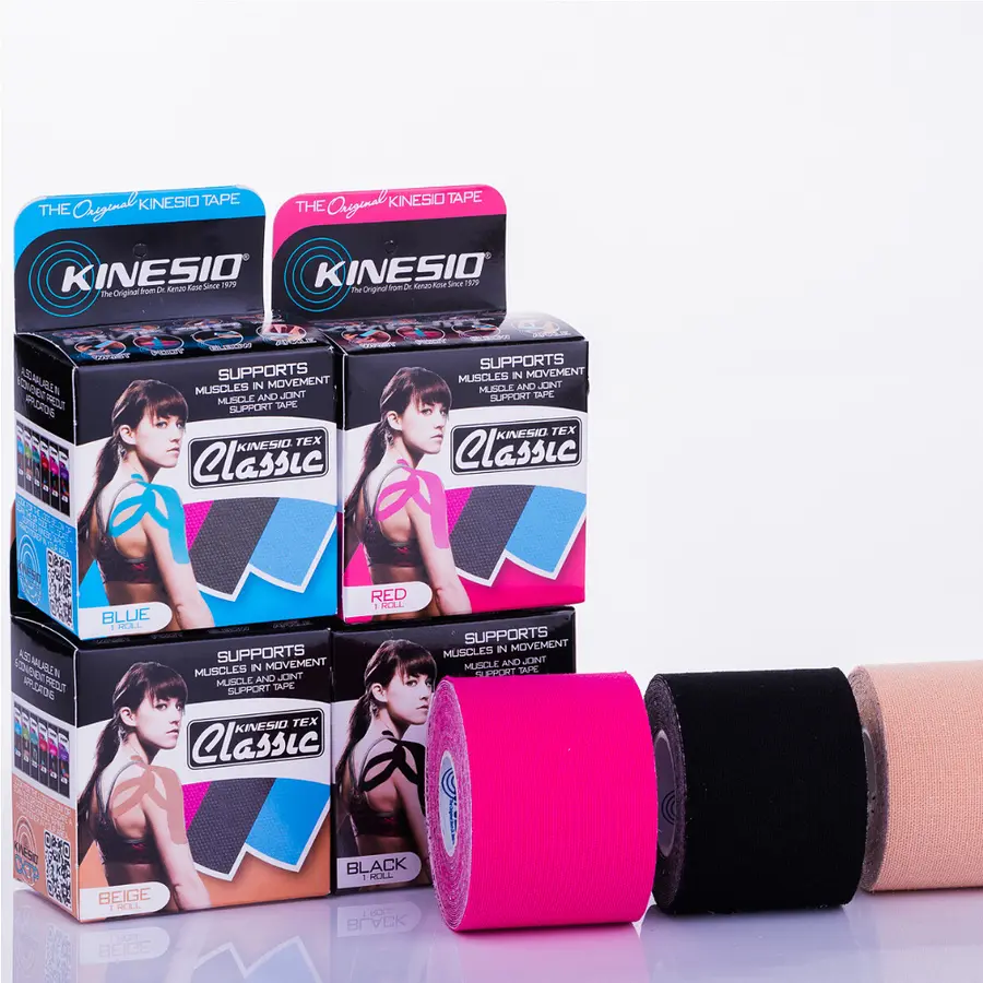 Kinesiotape Kinesio Tex Classic | Rosa Kinesiologitejp | Längd 4 m | Bredd 5 cm 