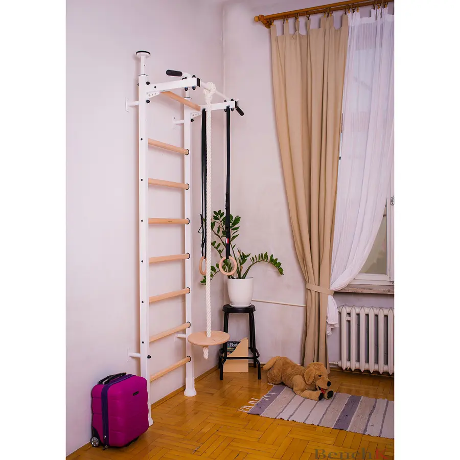 Ribbstol BenchK 212 Vit Pull-up | Ringar | Gunga 
