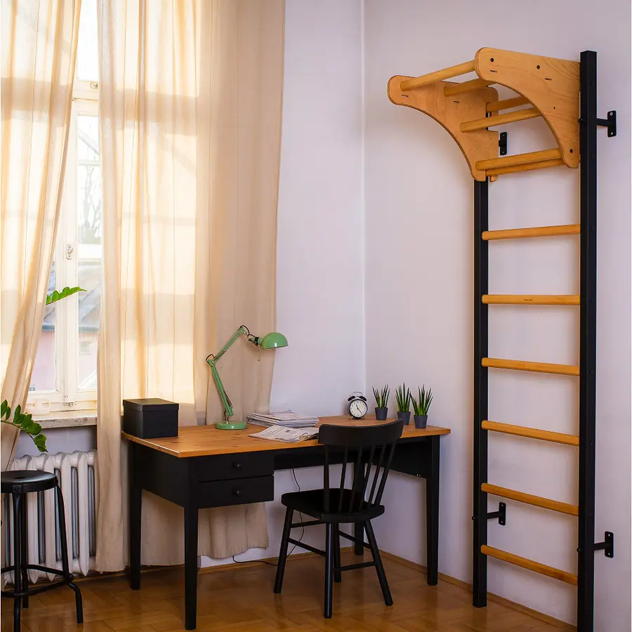 Ribbstol BenchK 211W Svart Pull-up stativ 