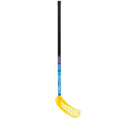 Innebandyklubba Speed Kids Gul Rakt blad Skaftl&#228;ngd 80 cm.