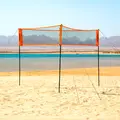 Sharknet Sandvolleyboll-set Triangelspel och vanligt spel